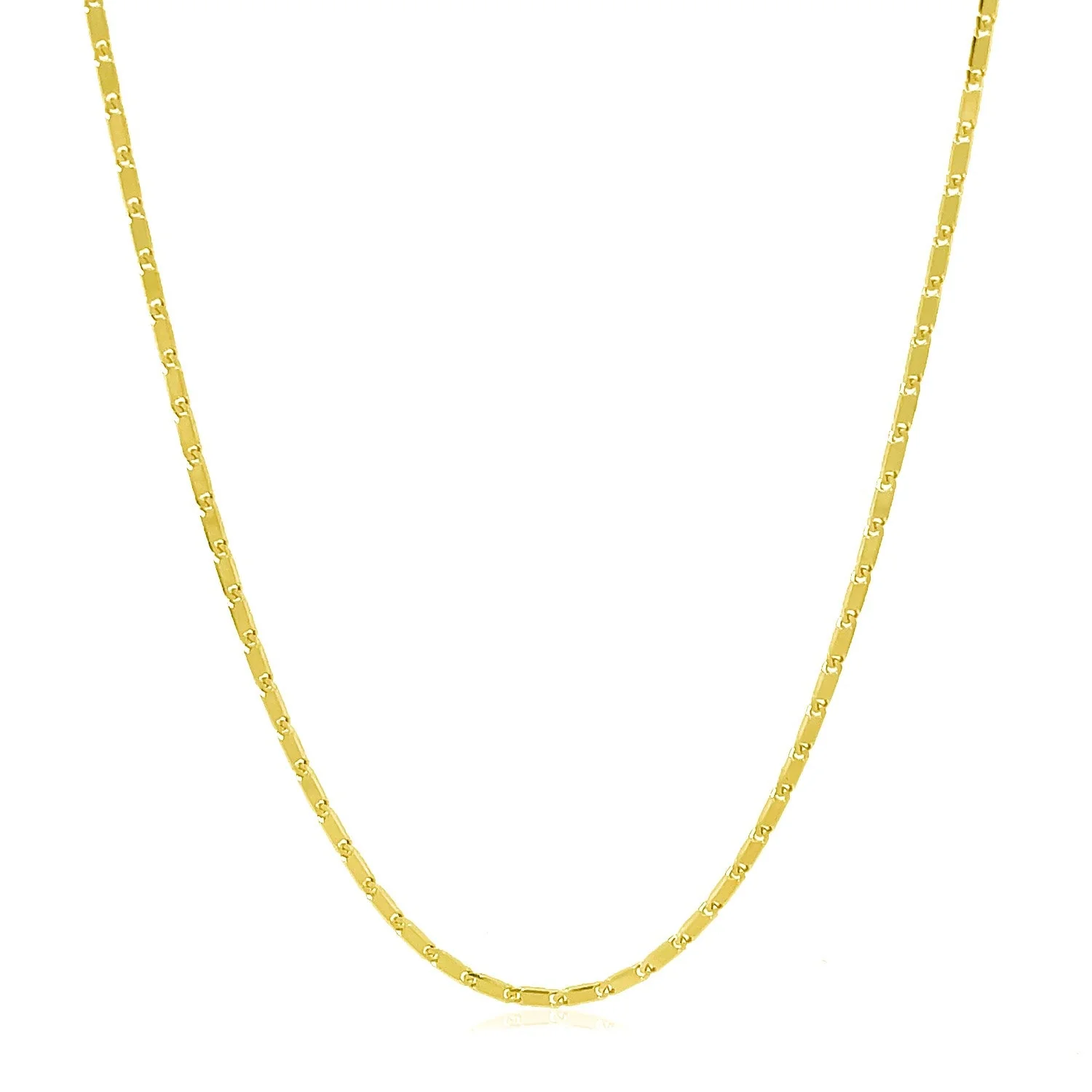 14k Yellow Gold Lumina Pendant Chain 1.0mm - Image 9