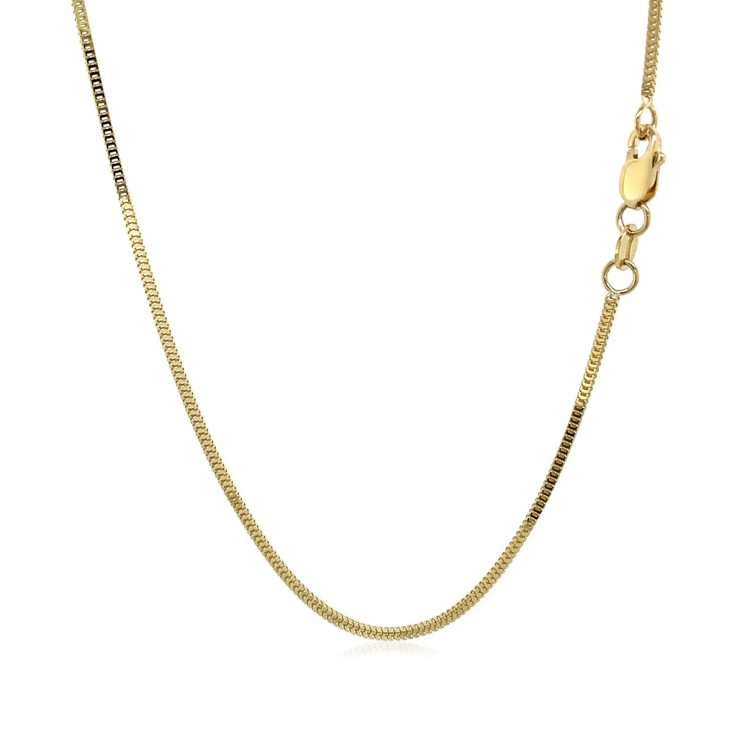 14k Yellow Gold Milano Chain 1.1mm - Image 10