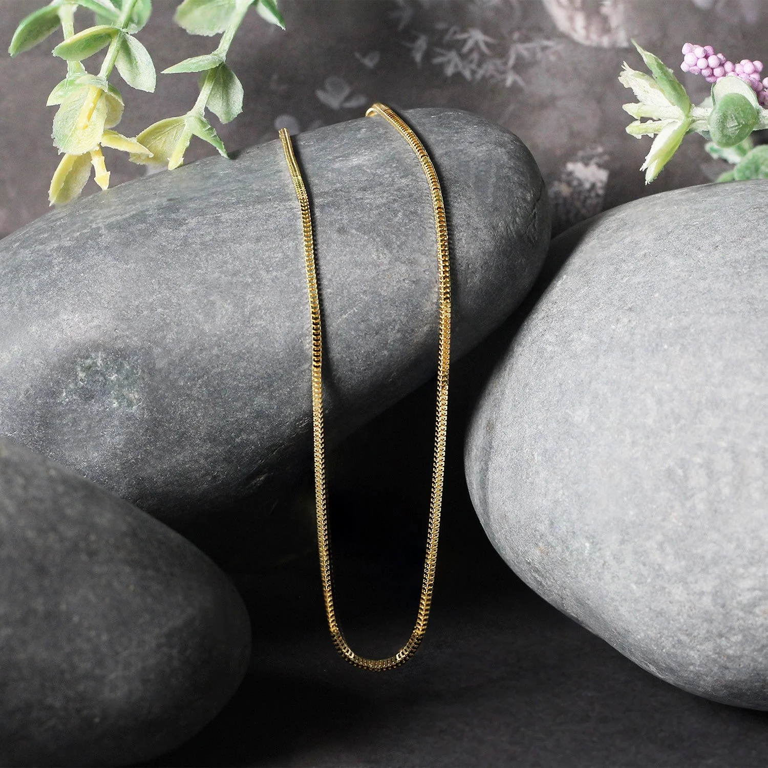 14k Yellow Gold Milano Chain 1.1mm - Image 11