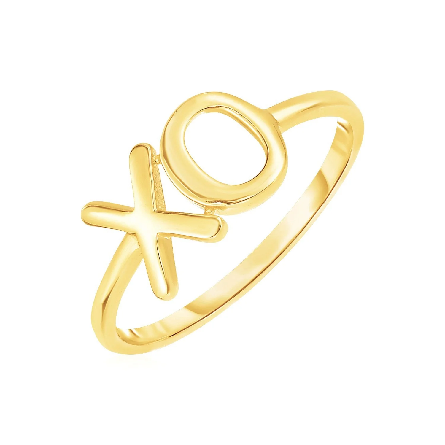 14k Yellow Gold with XO Ring - Image 2