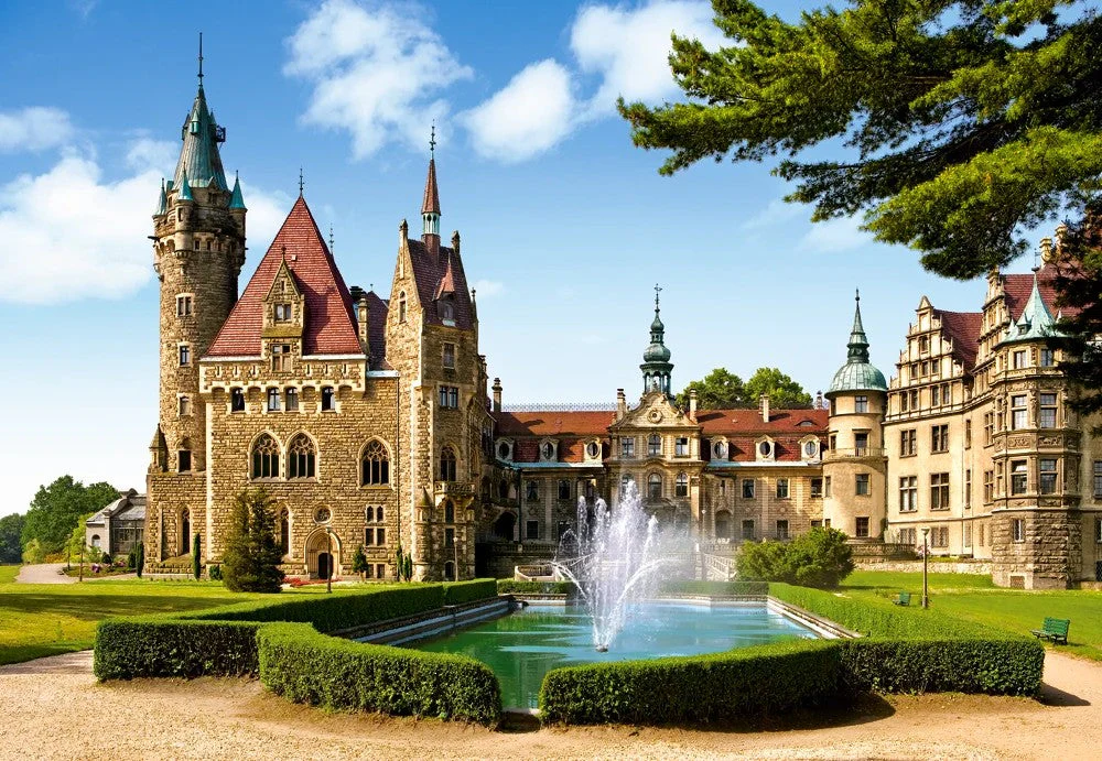 1500 Piece Jigsaw Puzzle, Moszna Castle, Poland, Historical building , Adult Puzzle, Castorland C-150670-2 - Image 2