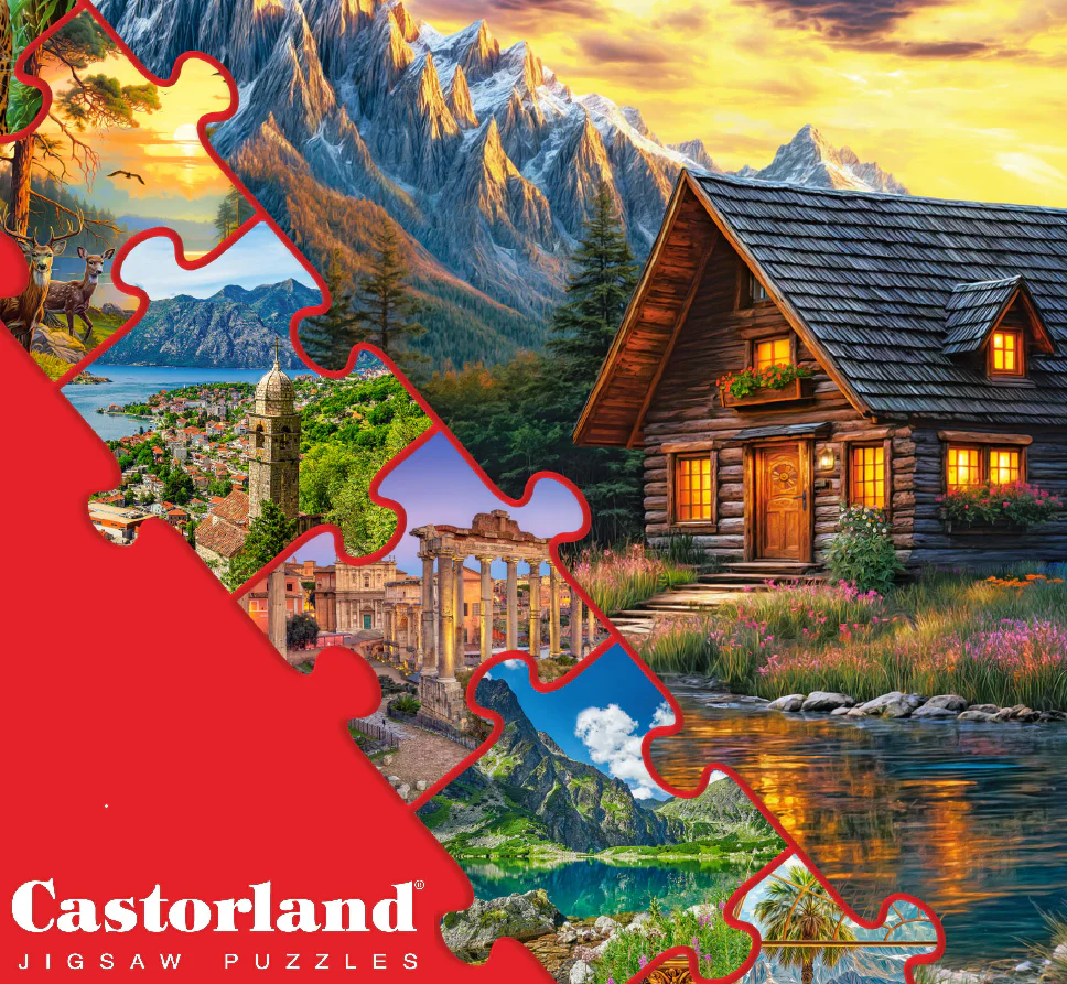1500 Piece Jigsaw Puzzle, Sunrise at Morskie Oko, Tatras, Poland, Rocky Peak Nature Scene, Mountain landscape, Adult Puzzle, Castorland C-152216-2 - Image 6