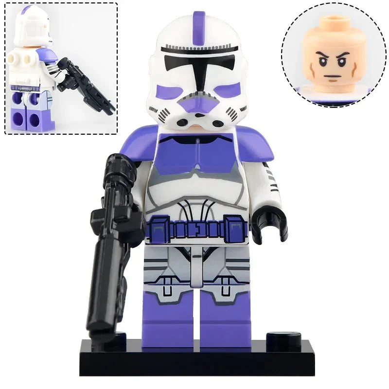 187th Legion Clone Trooper Star Wars Lego Minifigures Custom Toys 2 - Image 2