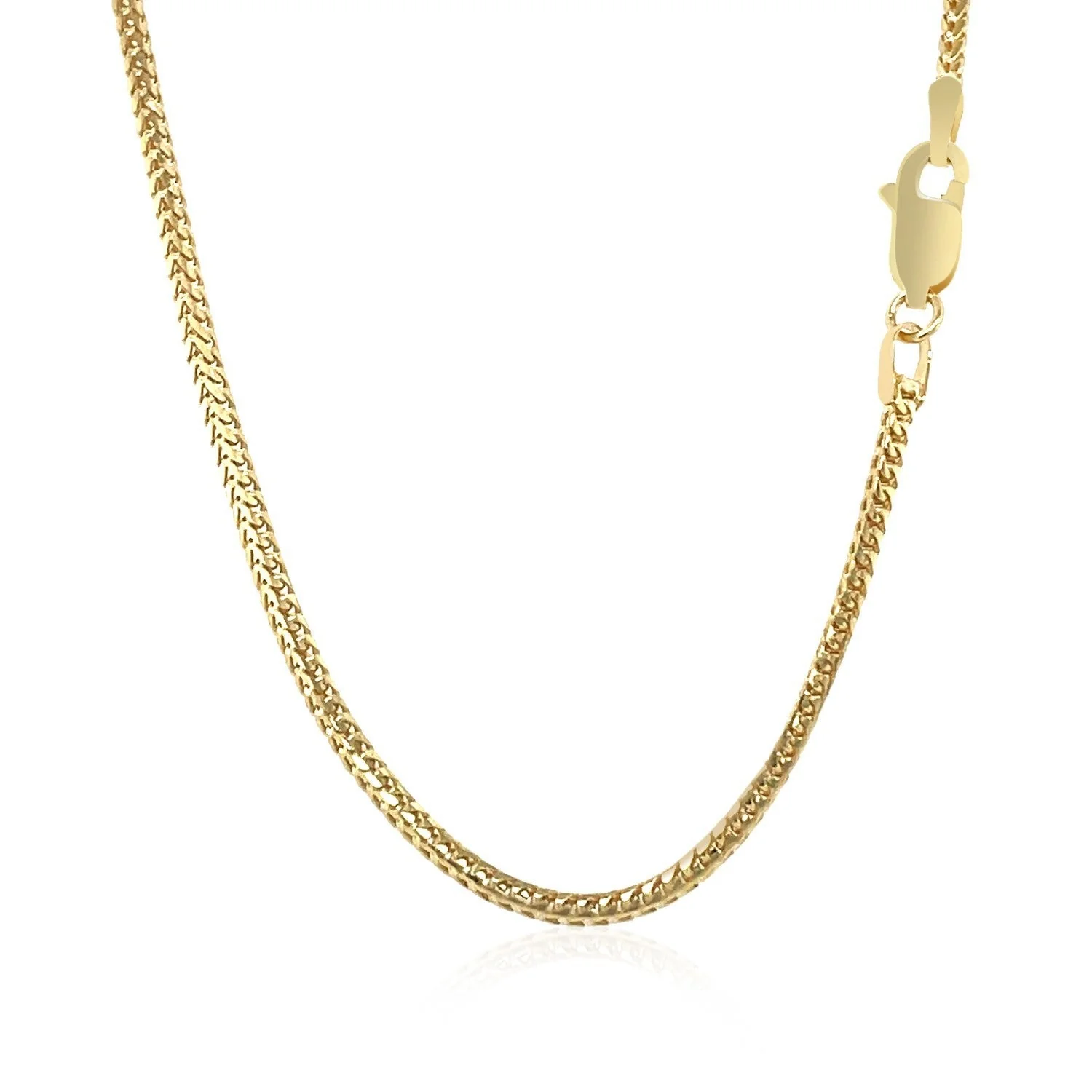 18k Yellow Gold Franco Chain (1.60 mm) - Image 3