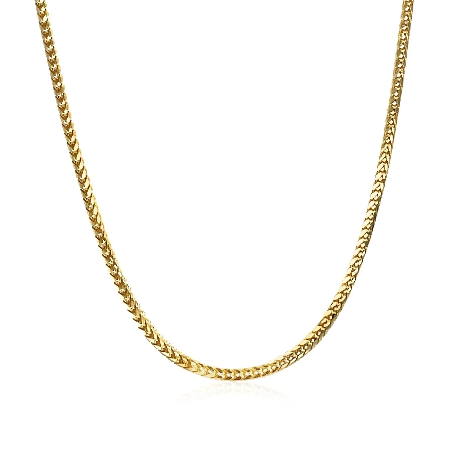 18k Yellow Gold Franco Chain (1.60 mm) - Image 5