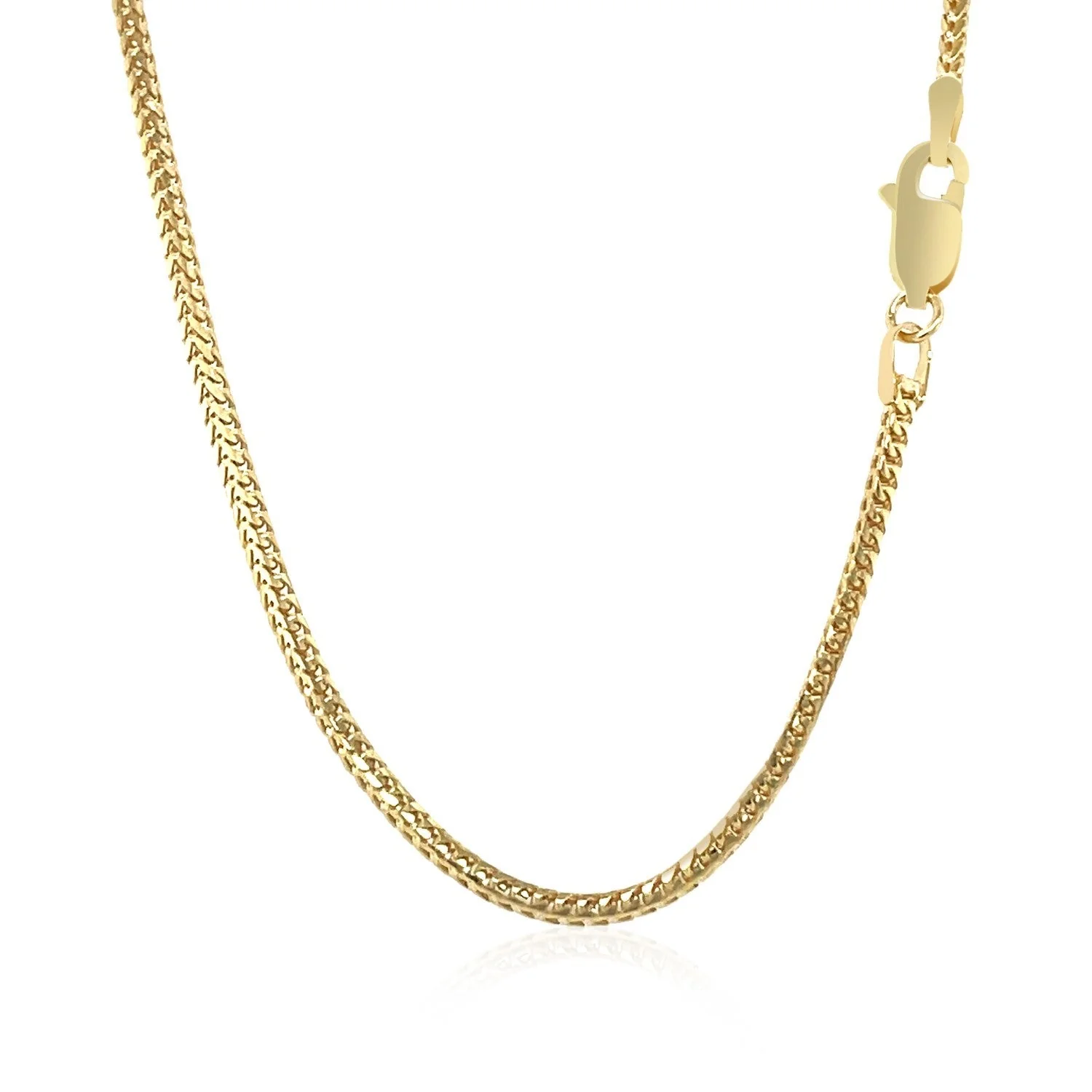 18k Yellow Gold Franco Chain (1.60 mm) - Image 6