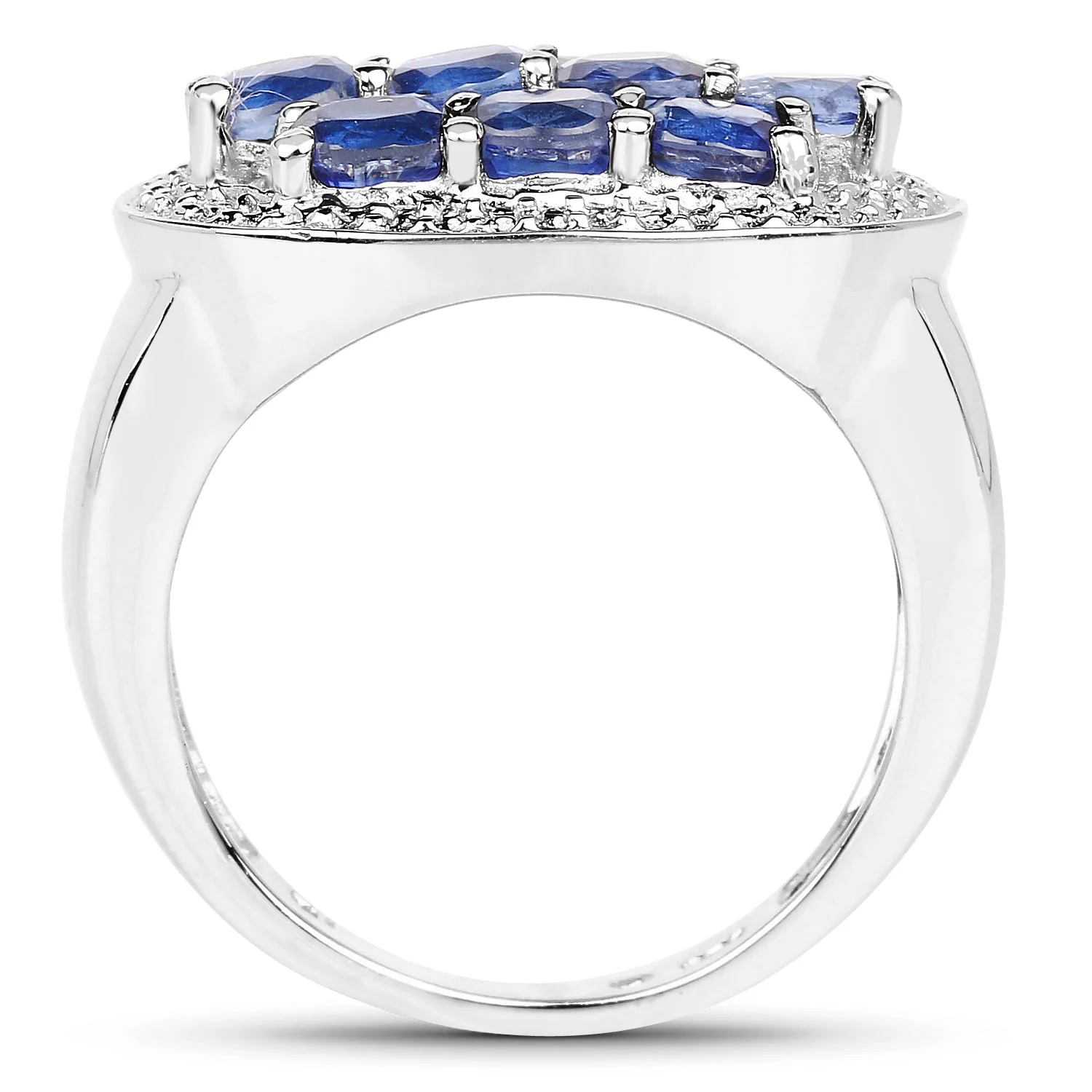 2.20 Carat Genuine Kyanite .925 Sterling Silver Ring - Image 2