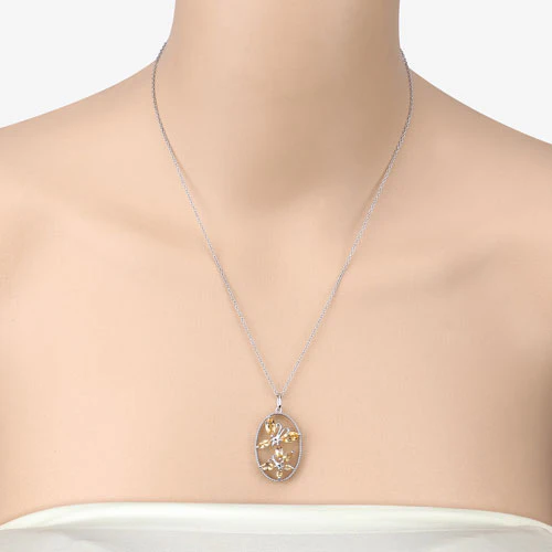 2.30 Carat Genuine Citrine .925 Sterling Silver Pendant - Image 10