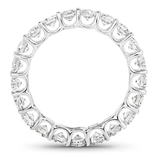 2.52 Carat Genuine Lab Grown Diamond 14K White Gold Ring - Image 4