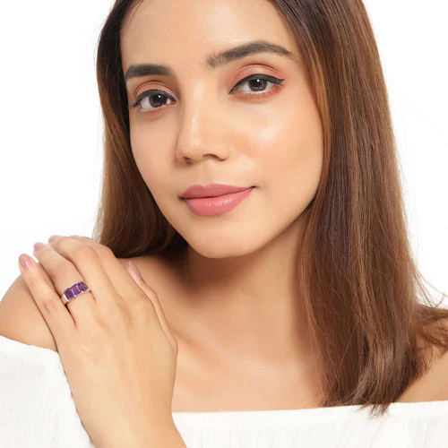 2.85 Carat Genuine Amethyst .925 Sterling Silver Ring - Image 15