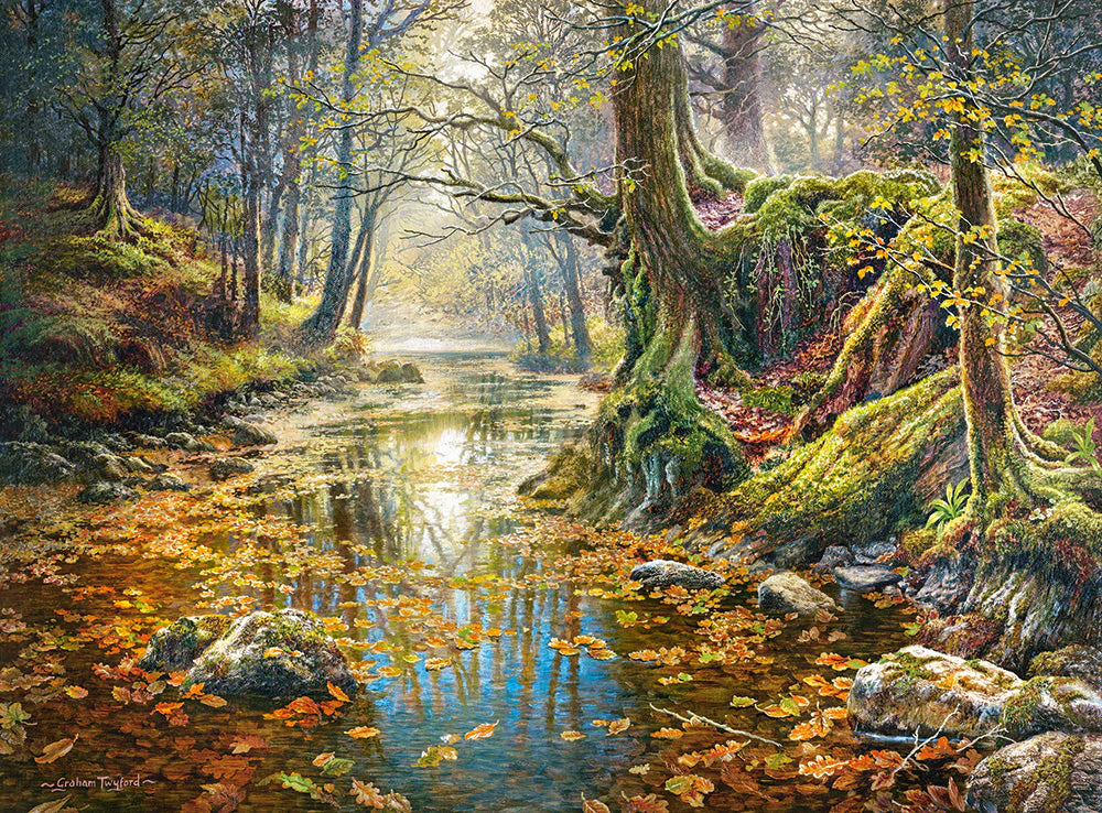 2000 Piece Jigsaw Puzzle, Reminiscence of the Autumn Forest, Nature puzzles, Adult Puzzle, Castorland C-200757-2 - Image 2