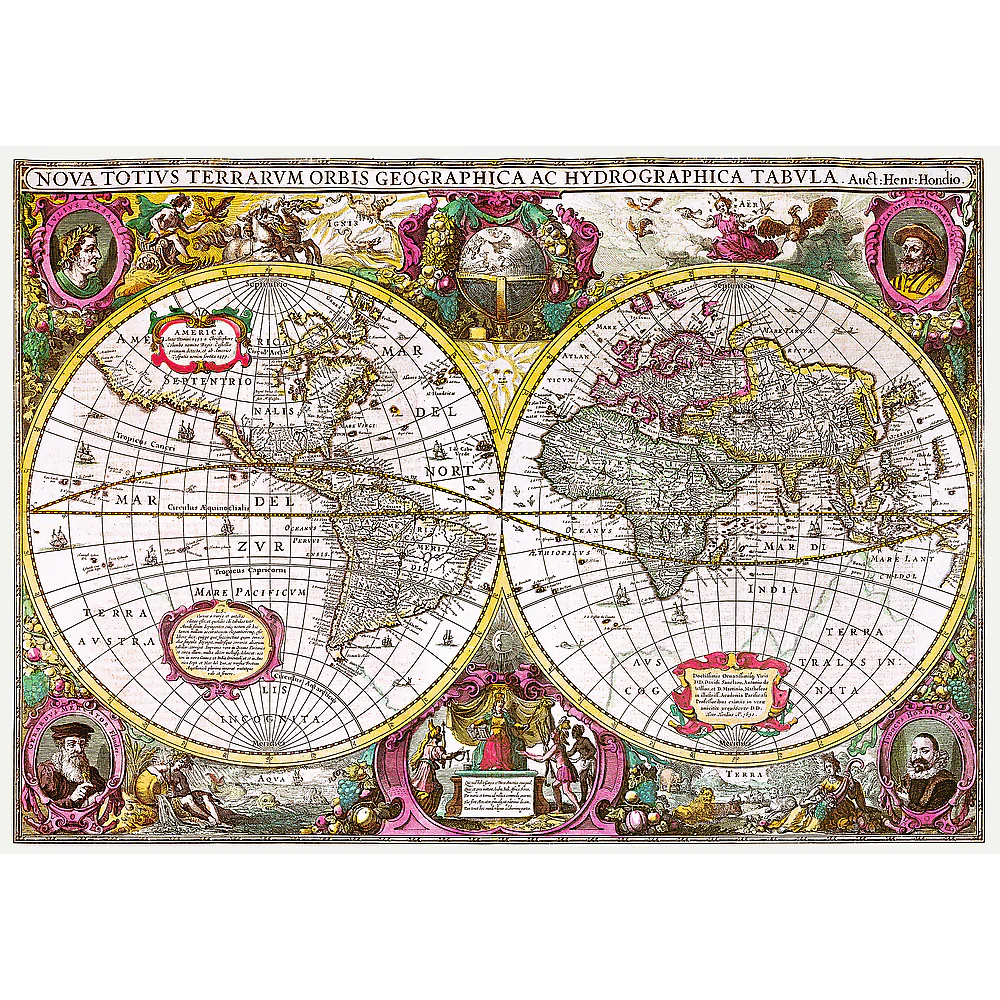 2000 Piece Jigsaw Puzzles, New Land Puzzle, Earth Puzzle, Historical Puzzle, Old World Puzzle, Adult Puzzles, Trefl 27095 - Image 2