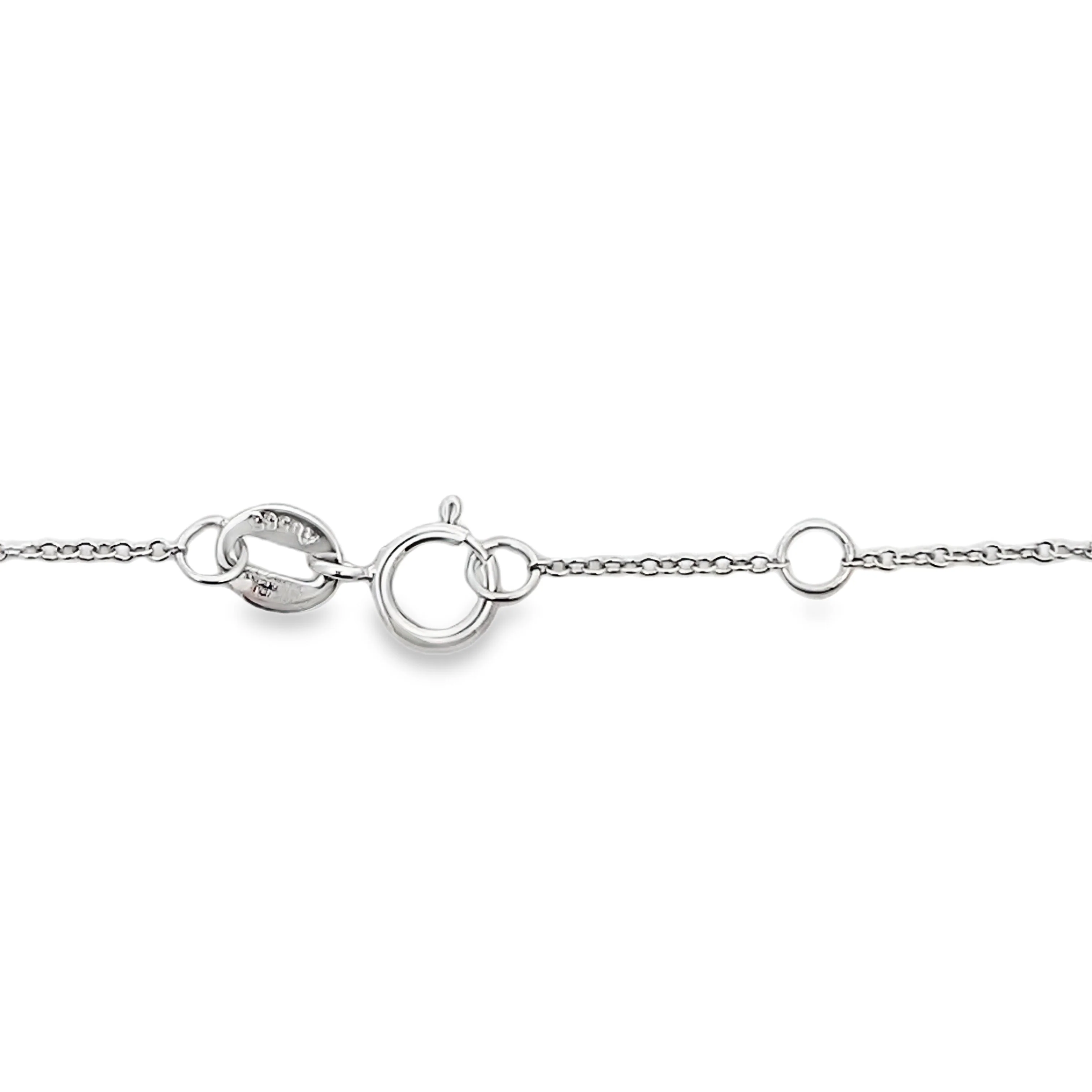 .25ct Ruby Diamond Bracelet 14KT White Gold - Image 3