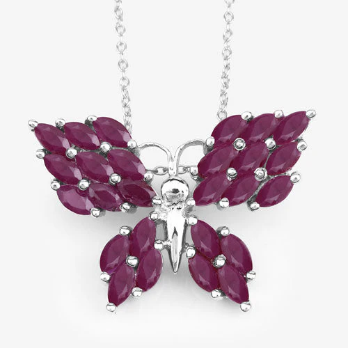 3.12 Carat Genuine Ruby .925 Sterling Silver Pendant - Image 11