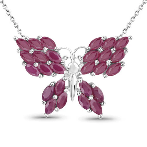 3.12 Carat Genuine Ruby .925 Sterling Silver Pendant - Image 5
