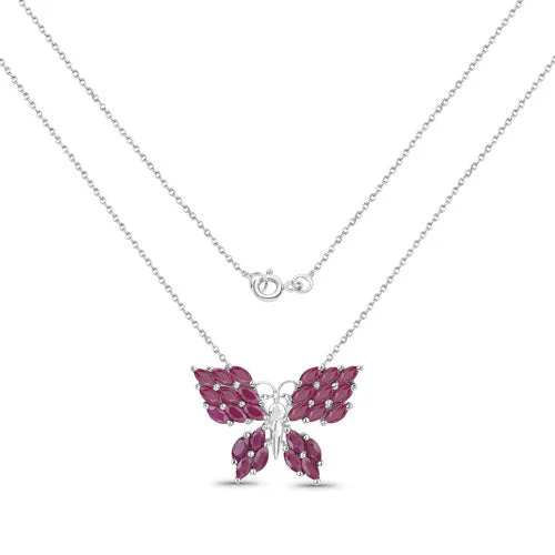 3.12 Carat Genuine Ruby .925 Sterling Silver Pendant - Image 6