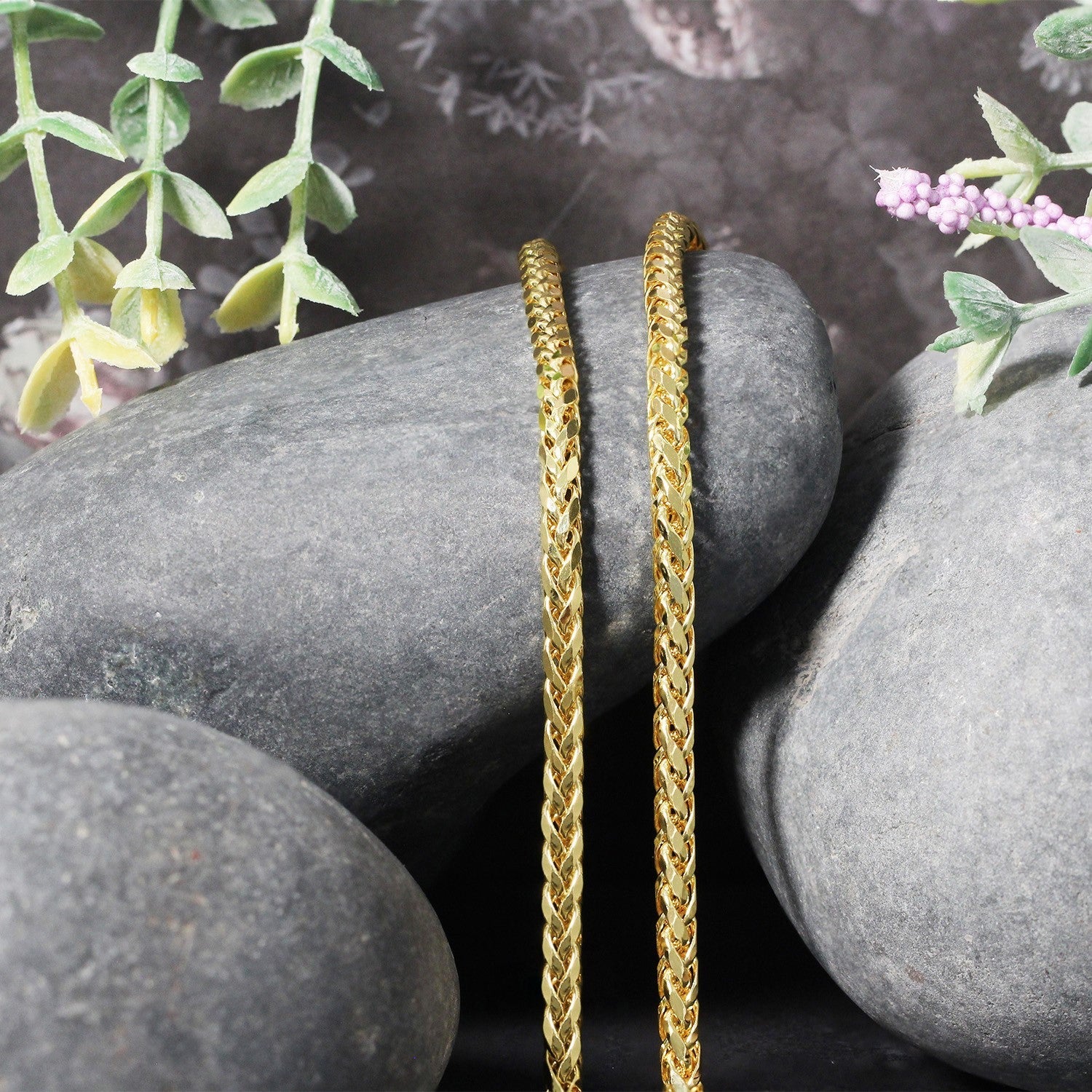 3.15mm 14k Yellow Gold Diamond Cut Round Franco Chain - Image 10