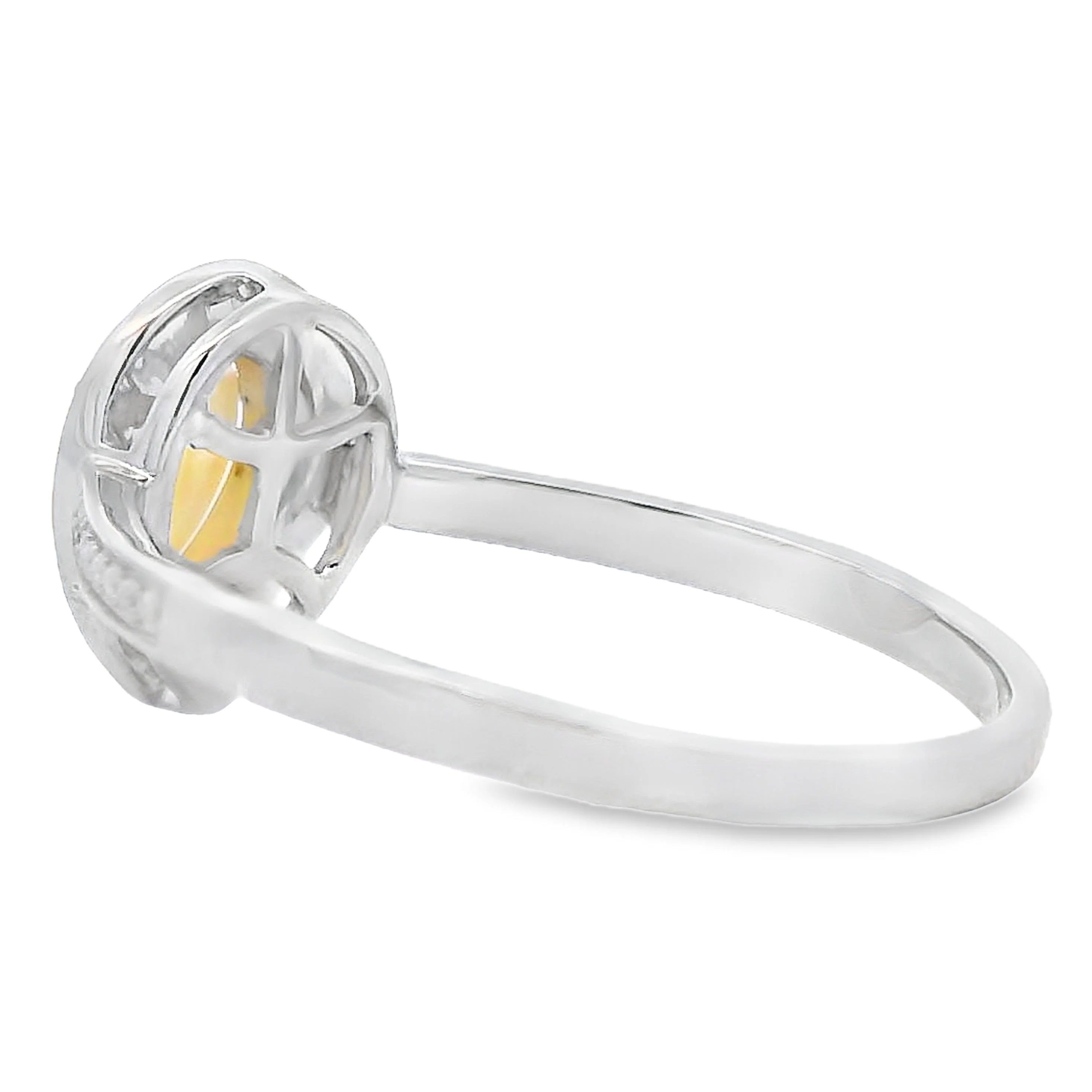 .30ct Opal Diamond Ring 10KT White Gold - Image 2