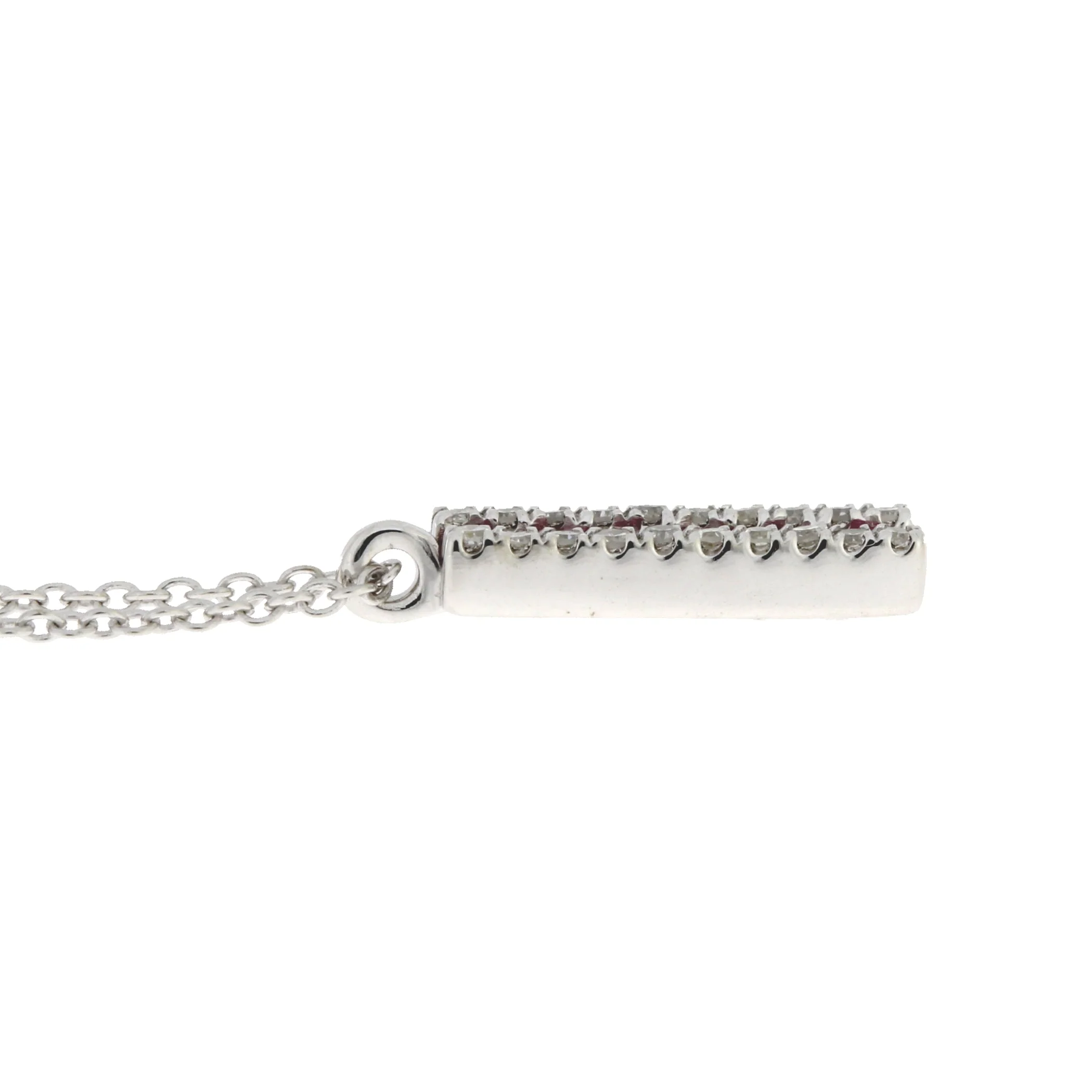 .30ct Ruby Diamond Fashion Pendants 14KT White Gold - Image 5