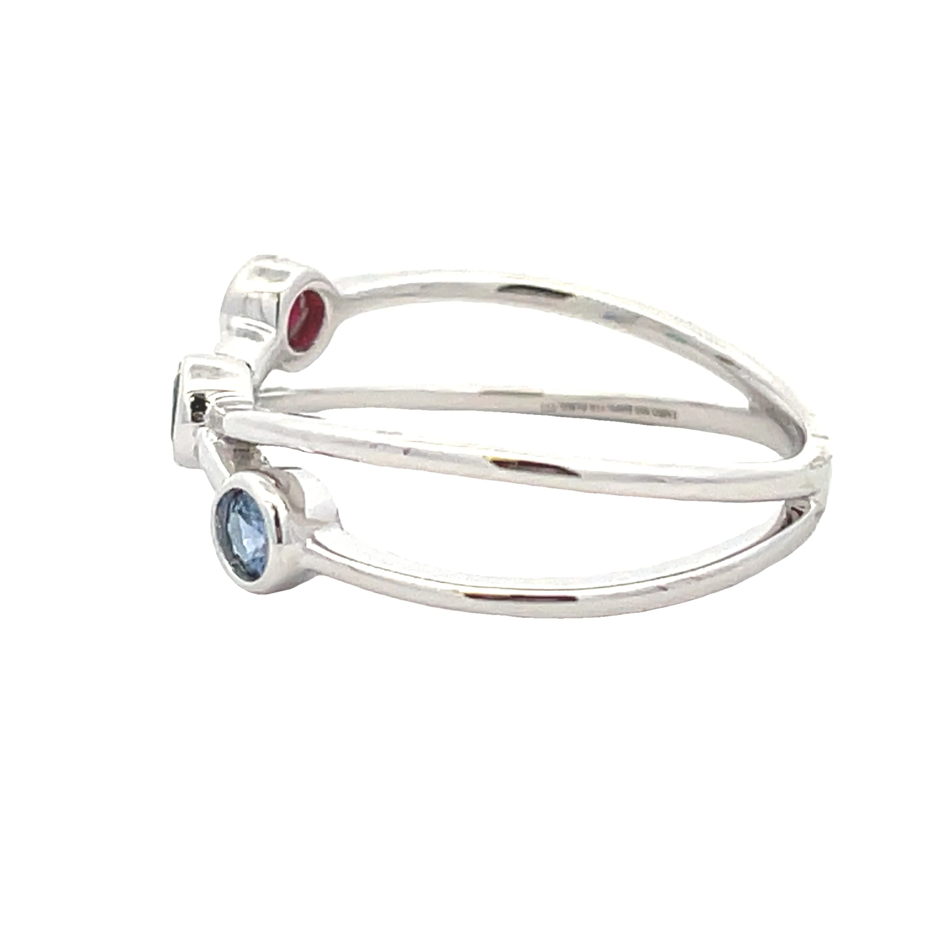 .31ct Sapphire Ruby Ring 14KT White Gold - Image 2