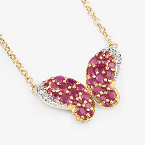4.15 Carat Genuine Ruby and White Zircon .925 Sterling Silver Pendant - Image 8
