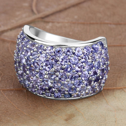 4.22 Carat Genuine Tanzanite .925 Sterling Silver Ring - Image 13