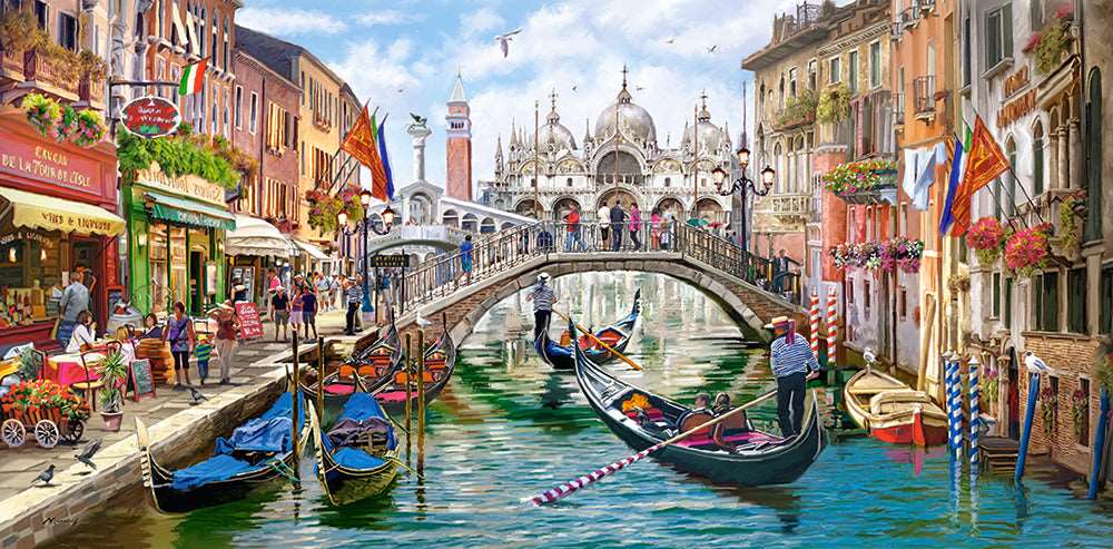 4000 Piece Jigsaw Puzzle, Charms of Venice, Italy Puzzle, Gondola Puzzle, European Puzzle, Adult Puzzles, Castorland C-400287-2 - Image 2