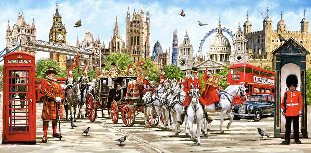 4000 Piece Jigsaw Puzzle, Pride of London, Great Britain, Iconic Monuments of London,  Adult Puzzles, Castorland C-400300-2 - Image 2