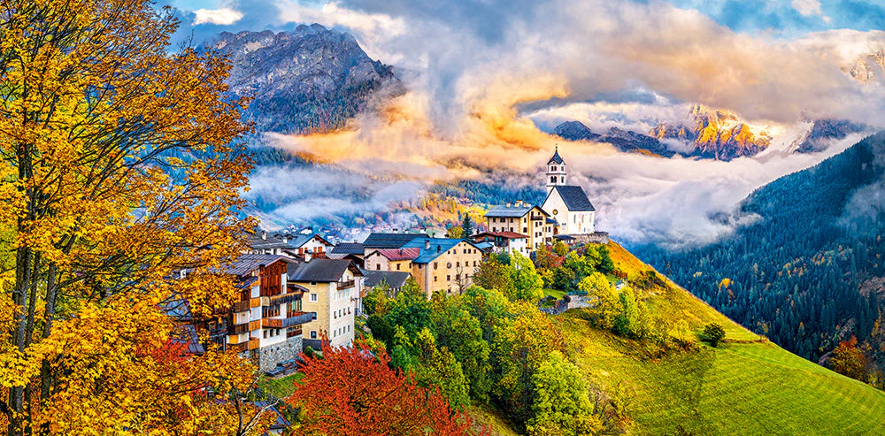 4000 Piece Jigsaw Puzzles, Colle Santa Lucia, Italy, Mountain Landscape, Adult Puzzles, Castorland C-400164-2 - Image 2