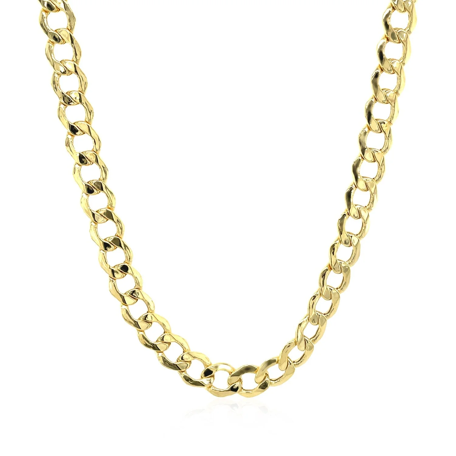 5.3mm 14k Yellow Gold Curb Chain - Image 6