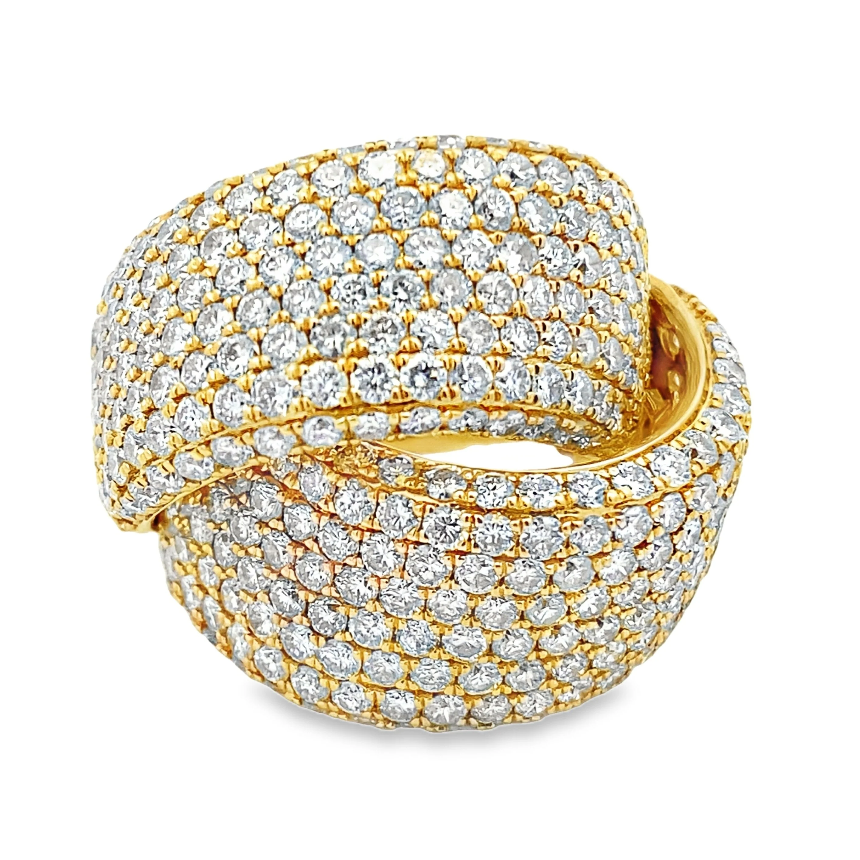 5.65ct Diamond Ring 18KT Yellow Gold
