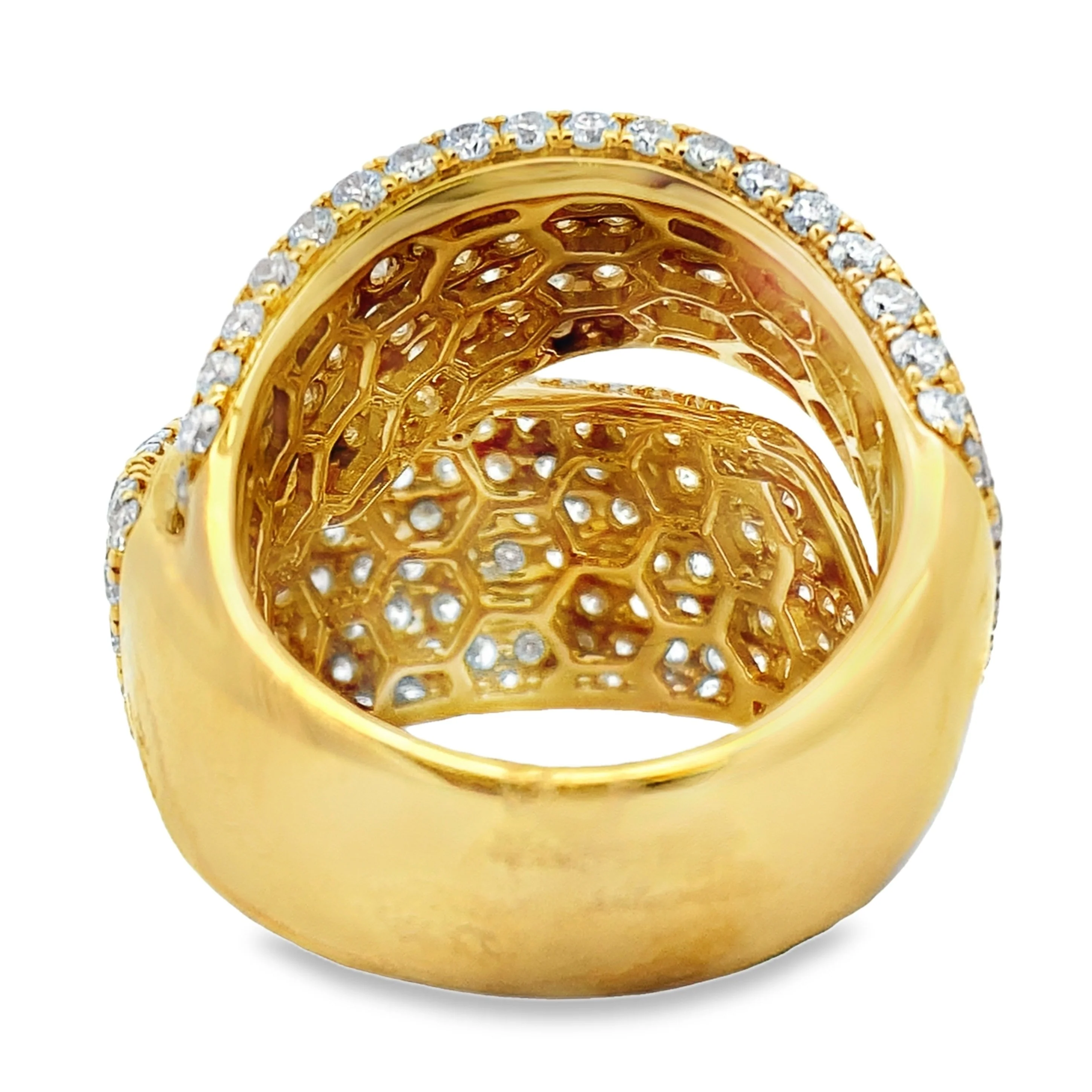 5.65ct Diamond Ring 18KT Yellow Gold - Image 3