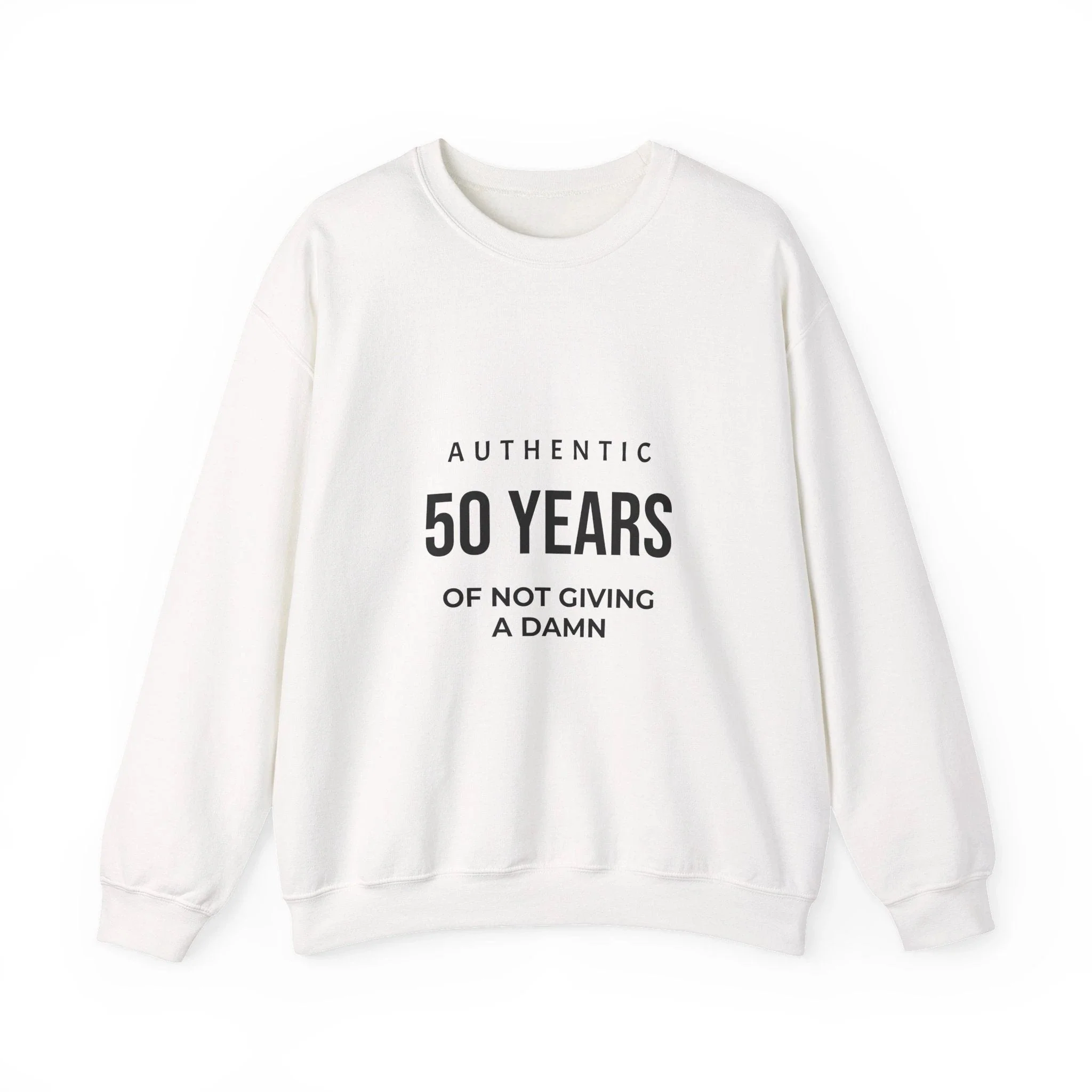 50 Years of Not Giving a Damn Crewneck Sweatshirt