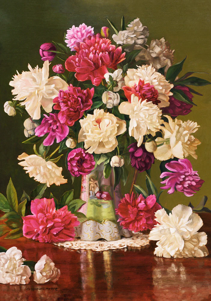 500 Piece Jigsaw Puzzle, Beautiful Pheonies, Bunch of flowers, Still nature, Adult Puzzle, Castorland B-53780 - Image 2