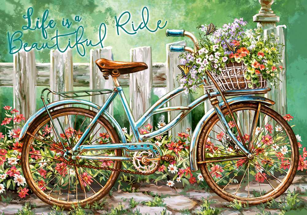 500 Piece Jigsaw Puzzle, Beautiful Ride, Bicycle, Art Puzzle, Adult Puzzles, Castorland B-52998 - Image 2