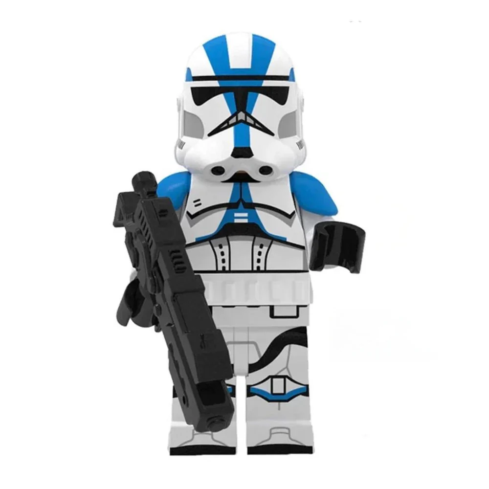 501st Legion Clone Trooper Star Wars Lego Minifigures Custom Toys - Image 2