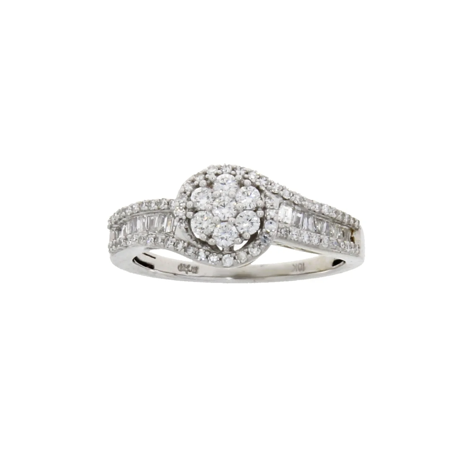 .50ct Diamond Eng Only 10KT White Gold - Image 3