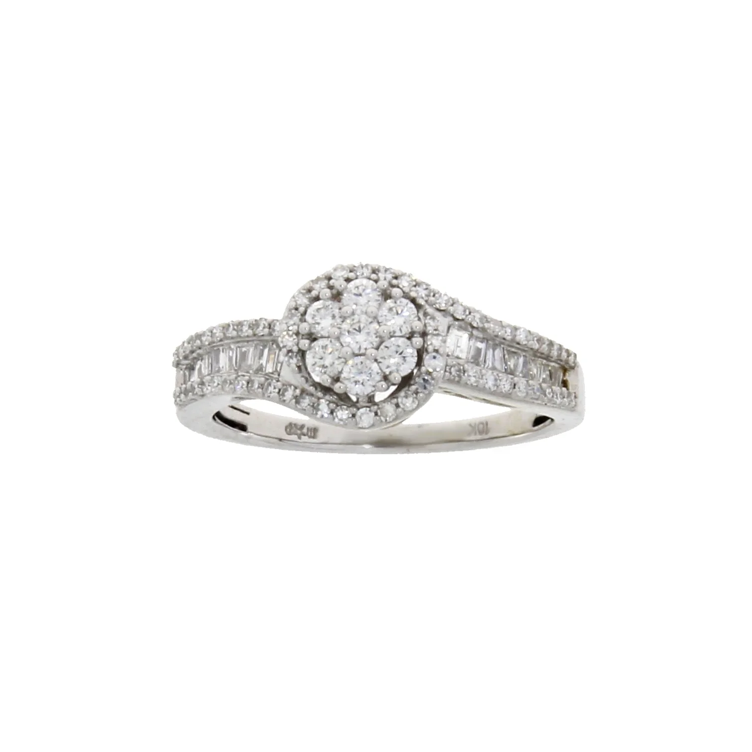 .50ct Diamond Eng Only 10KT White Gold - Image 4