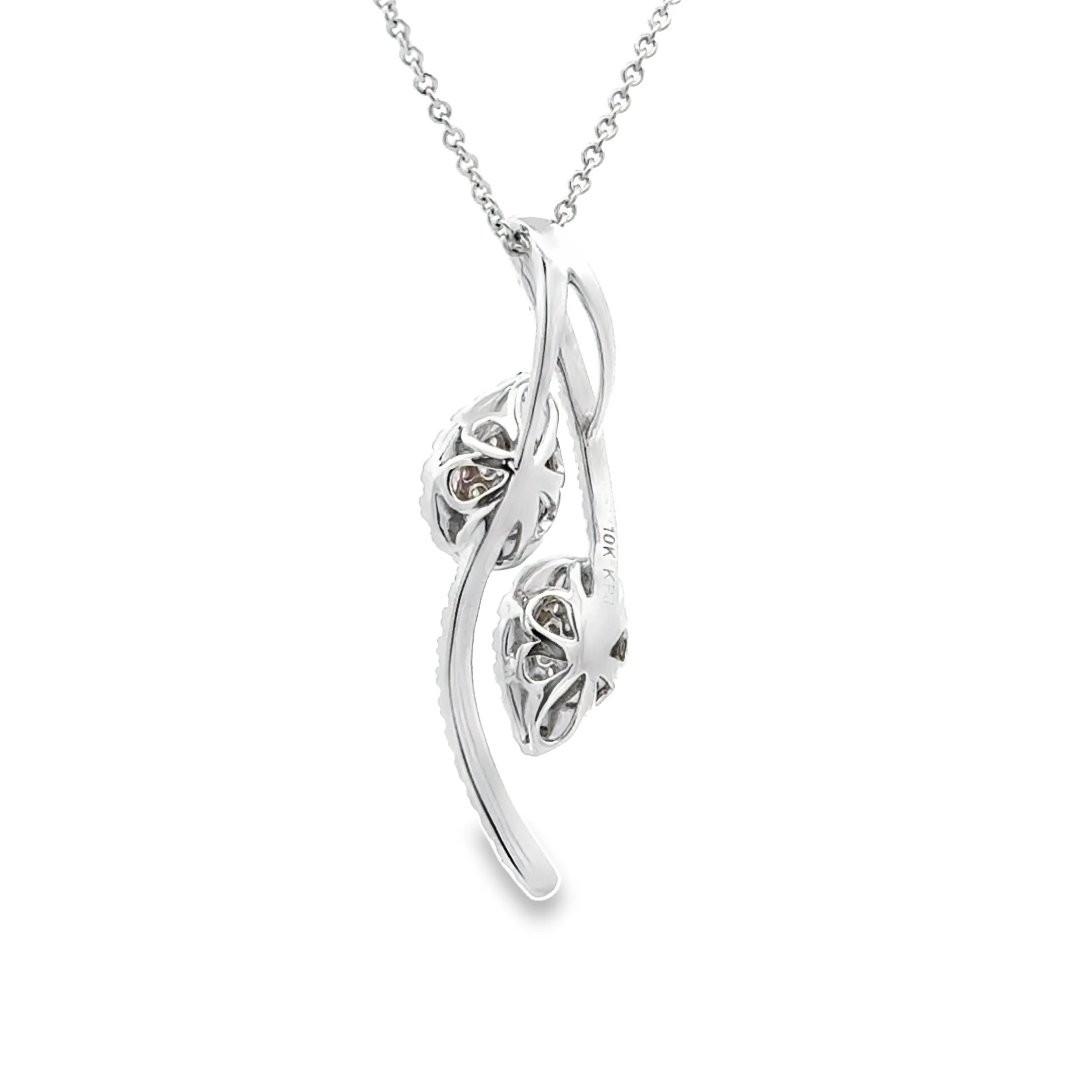 .50ct Diamond Fashion Pendants 10KT White Gold - Image 2