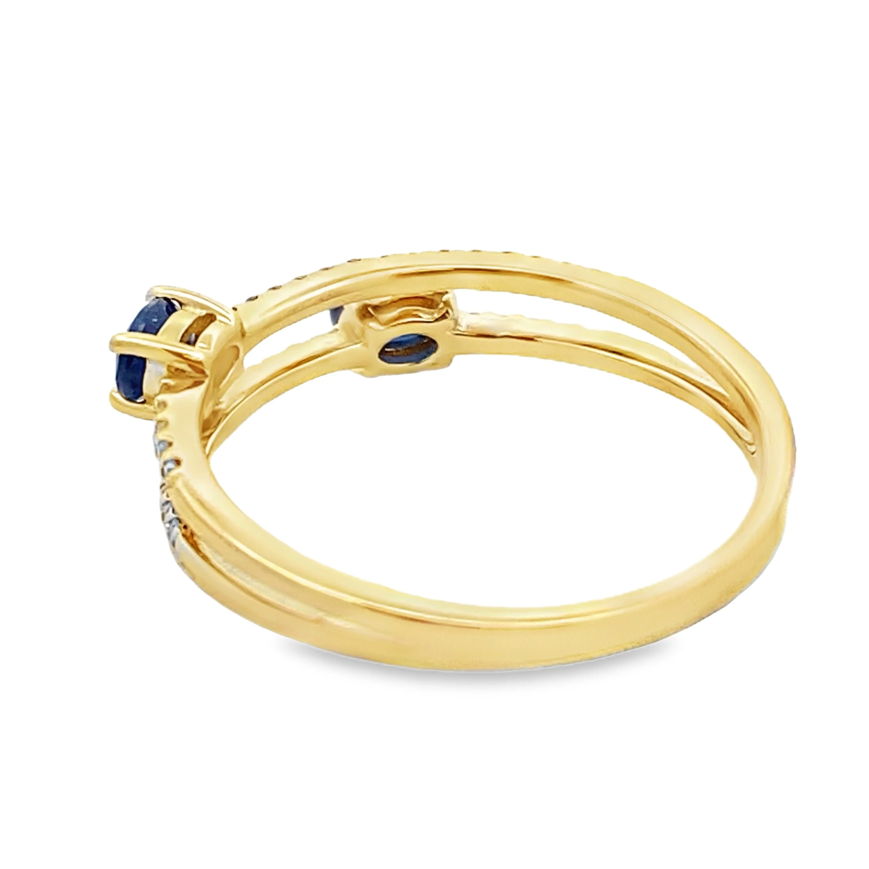 .61ct Sapphire Diamond Ring 14KT Yellow Gold - Image 2