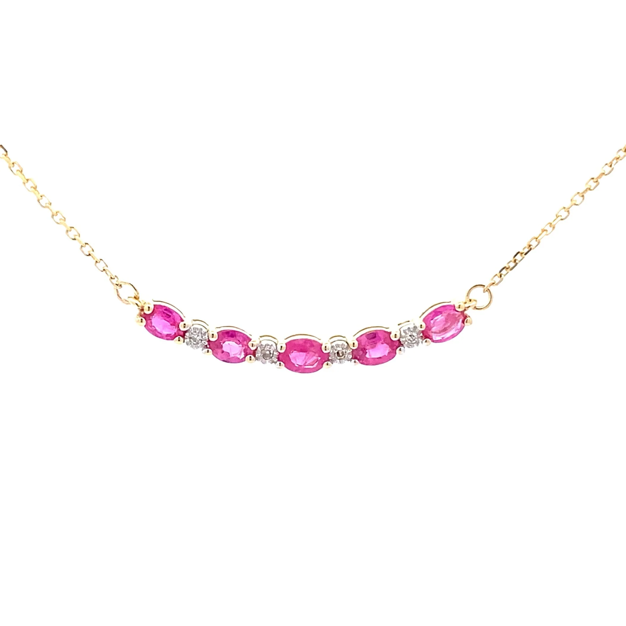.73ct Ruby Diamond Fashion Pendants 10KT Yellow Gold - Image 4