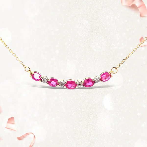 .73ct Ruby Diamond Fashion Pendants 10KT Yellow Gold - Image 5