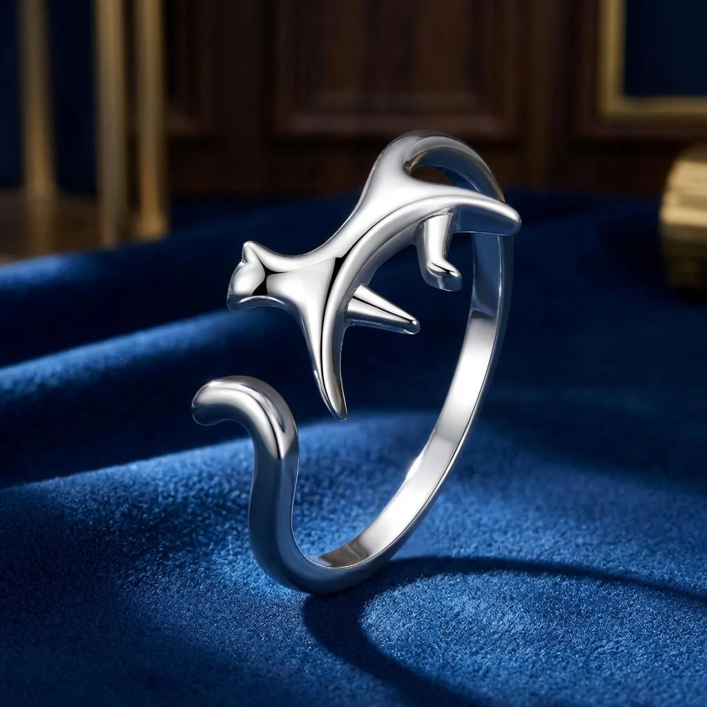 925 Sterling Silver Oxidized Ring for Women - Image 2