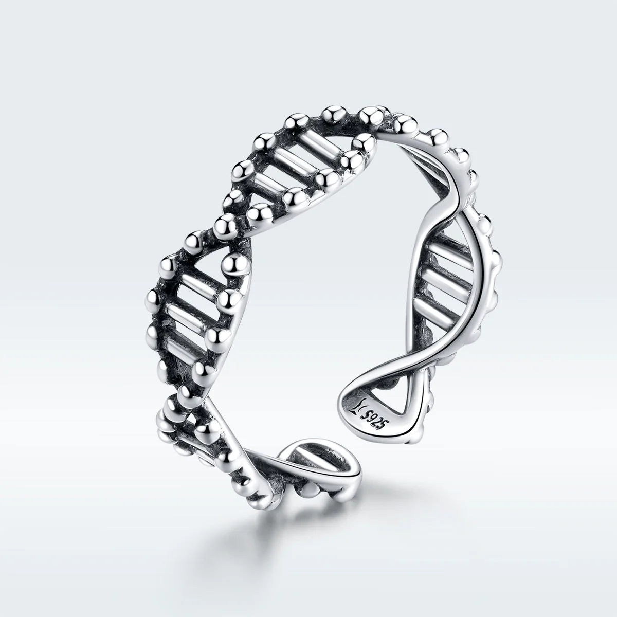 925 Sterling Silver Oxidized Ring for Women - Image 2