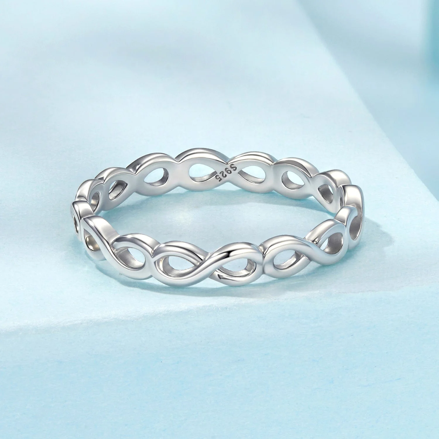 925 Sterling Silver Oxidized Rings Size 6 for Women