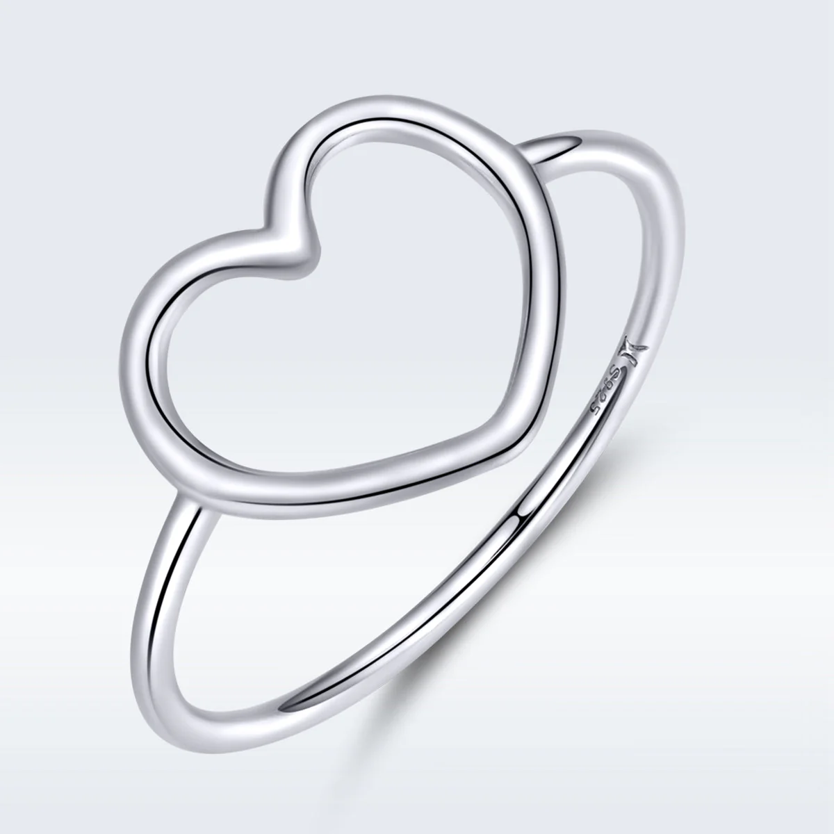 925 Sterling Silver Plated Platinum Ring Size 6.0 for Women - Image 2