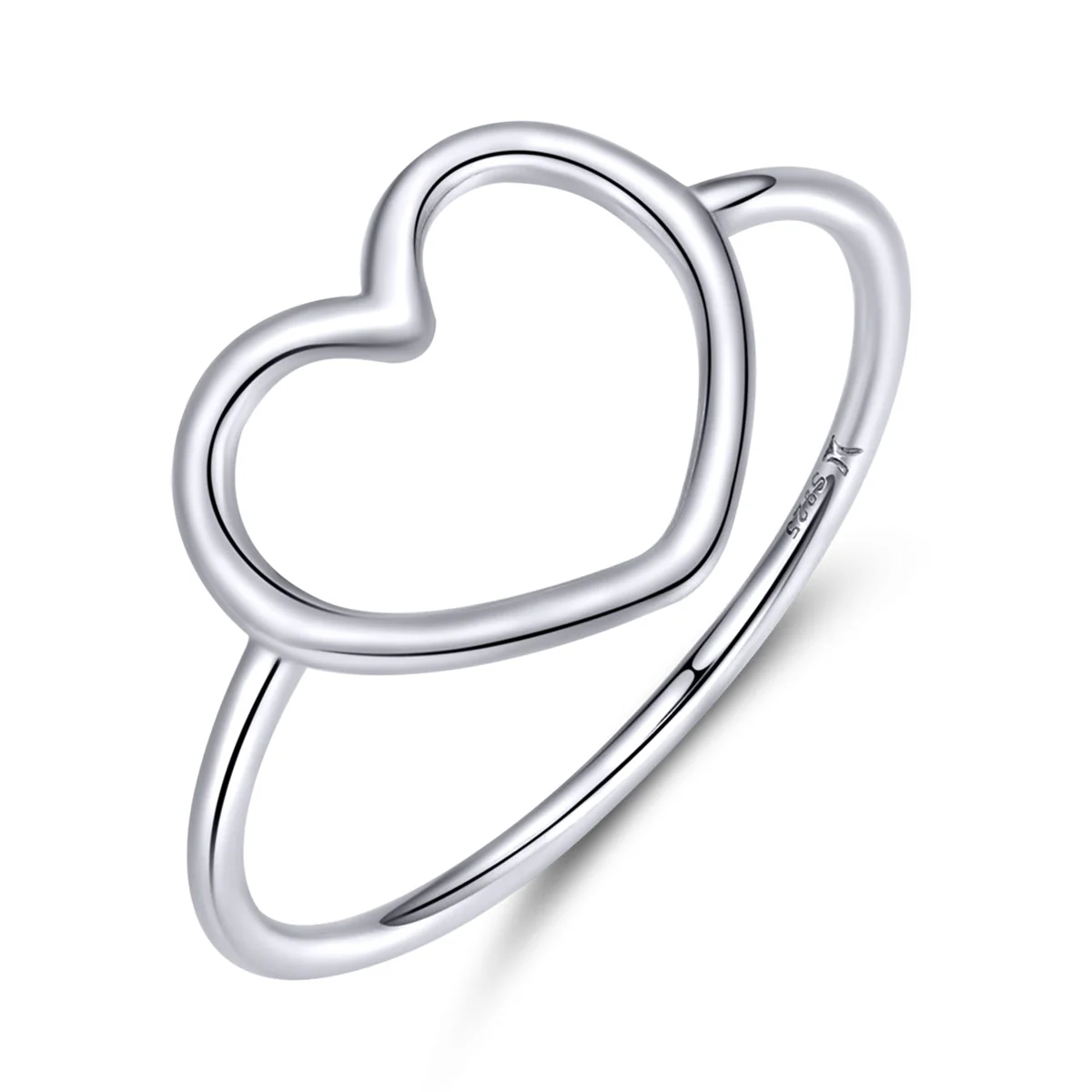 925 Sterling Silver Plated Platinum Ring Size 6.0 for Women - Image 3