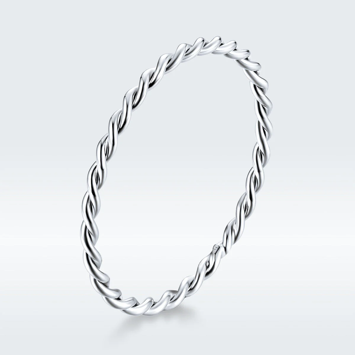 925 Sterling Silver Plated Platinum Ring Size 6.0 for Women