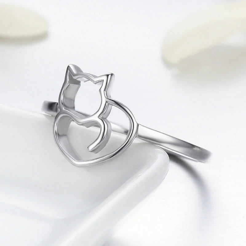 925 Sterling Silver Ring Size 5.0 with Platinum Plating for Women - Image 5