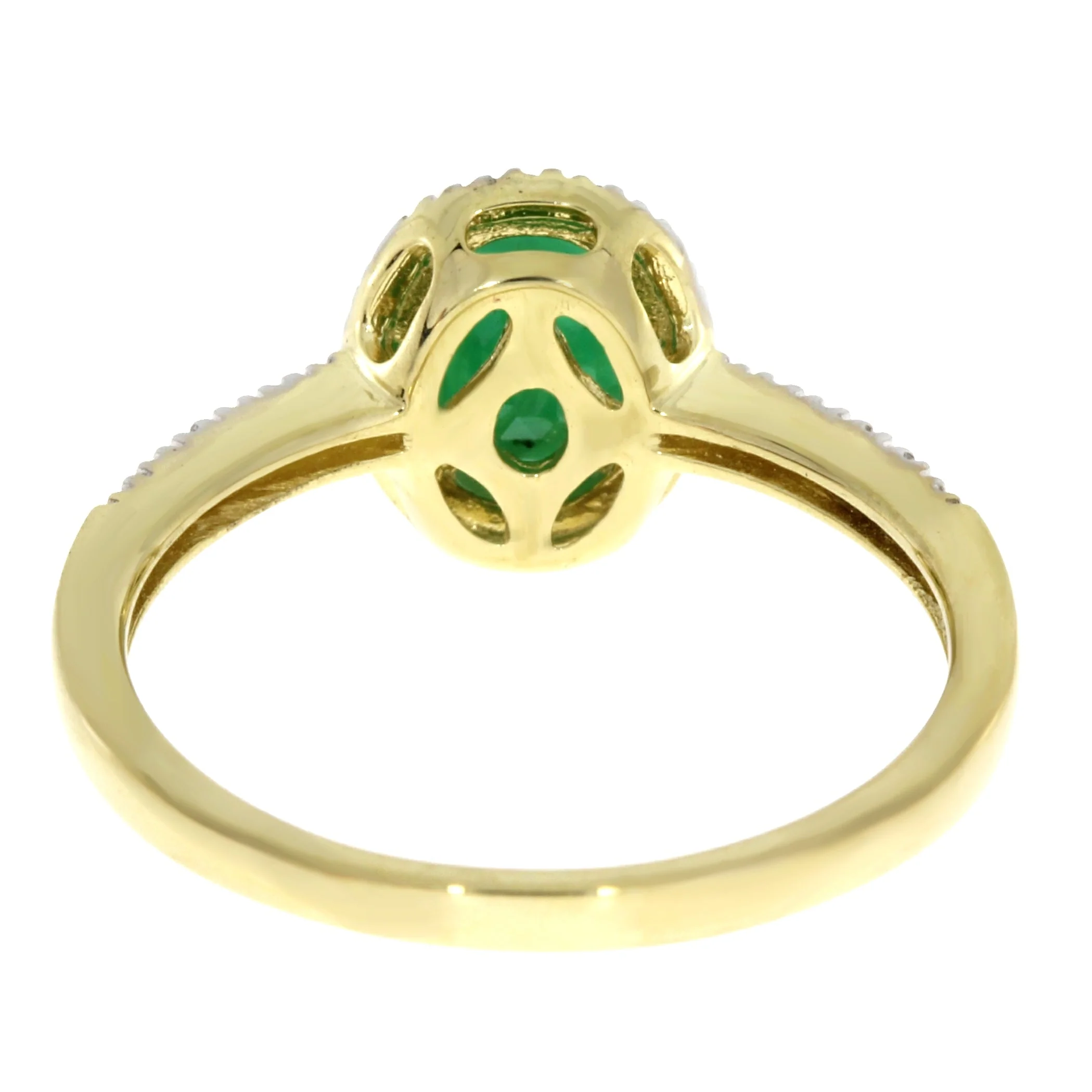 .94ct Emerald Diamond Ring 14KT Yellow Gold - Image 3